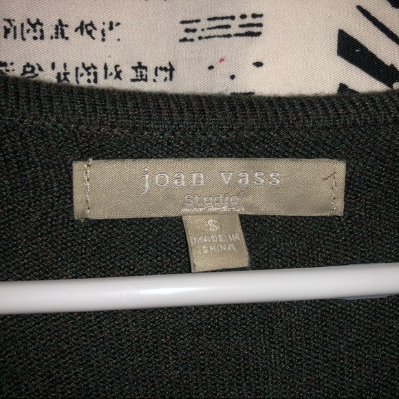 Asymmetrical grey sweater w/ 3/4 length sleeves - Picture 5 of 5